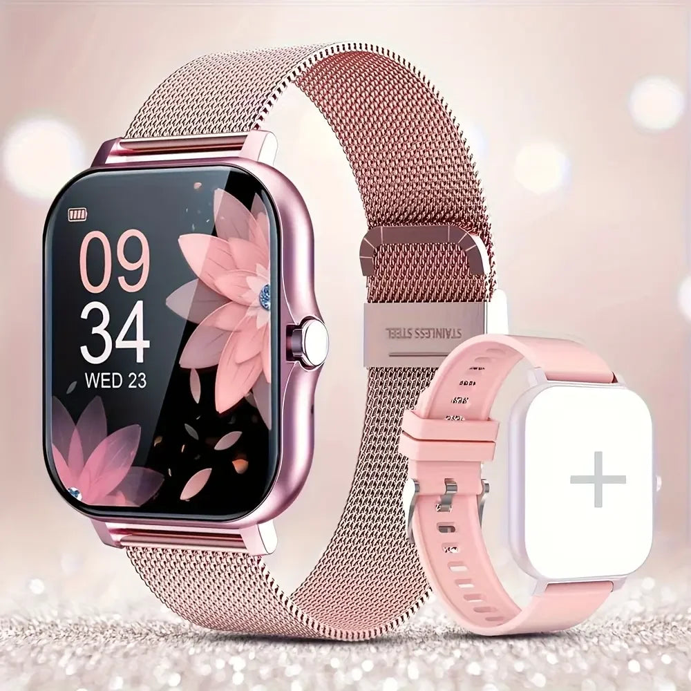 Odelettevcy Smartwatch – Bluetooth Call, Multi-Sport, Message Reminder