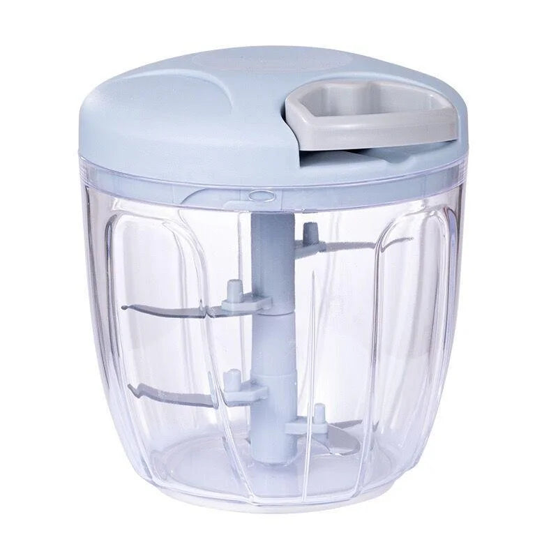 Manual Garlic Chopper & Meat Mincer – Rotate Garlic Press Crusher for Kitchen