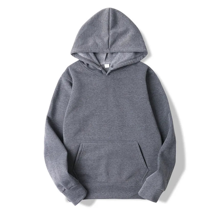 Men’s Hooded Sweatshirt – Casual Fleece Hoodie Streetwear Pullover