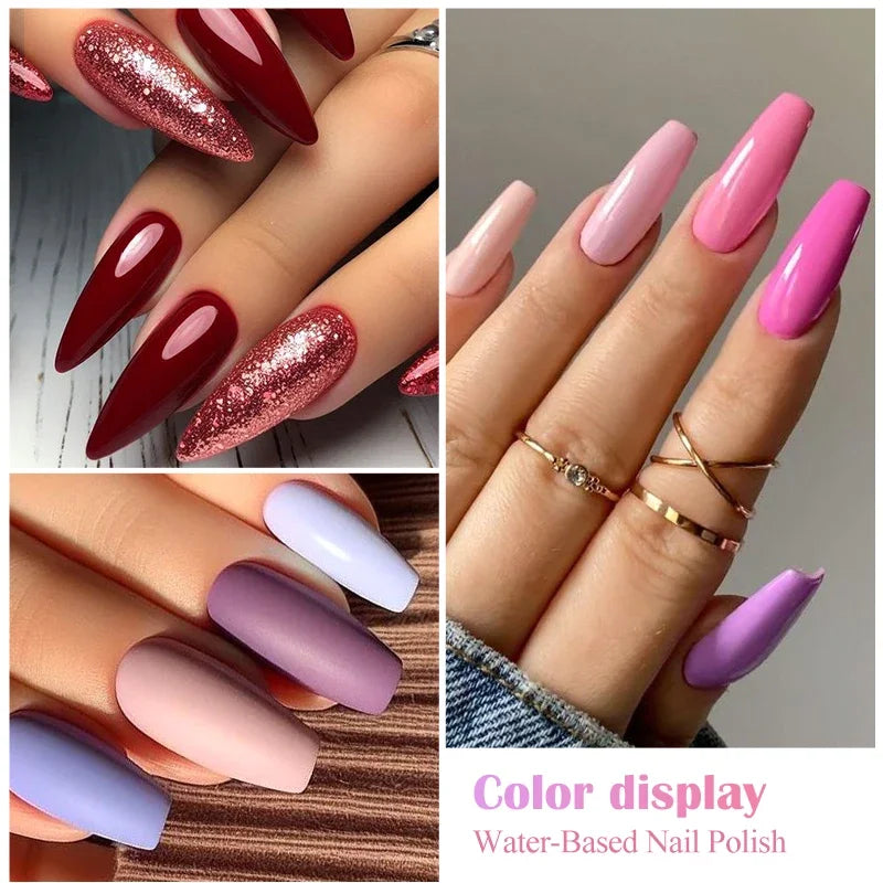 Water-Based Nail Polish – Quick Drying Long-Lasting 8ml Manicure