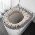 Universal Toilet Seat Cover – Soft Warm Pumpkin Pattern Bathroom Cushion