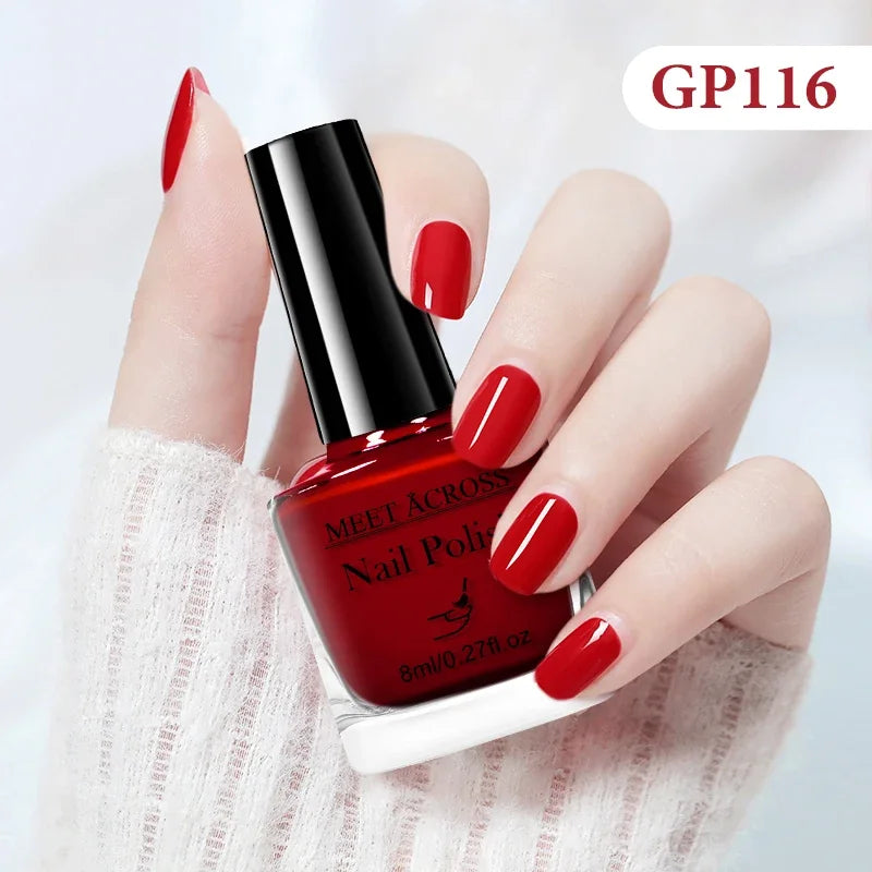 Water-Based Nail Polish – Quick Drying Long-Lasting 8ml Manicure