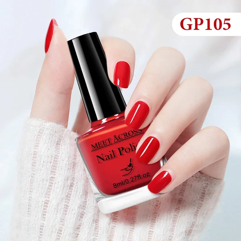 Water-Based Nail Polish – Quick Drying Long-Lasting 8ml Manicure