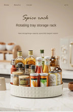 360° Rotating Spice Rack Organizer | Lazy Susan Turntable for Kitchen, Bathroom & Vanity