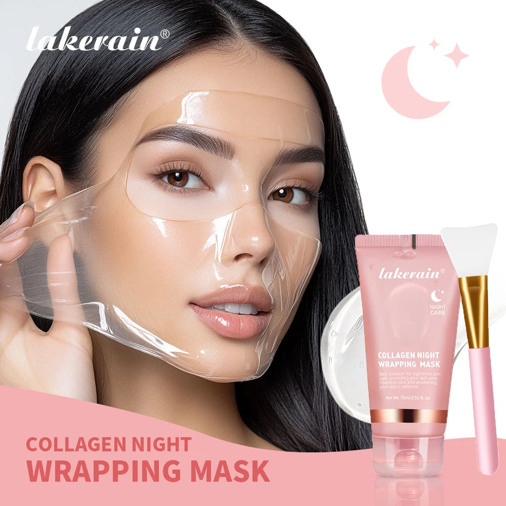 Collagen Night Peel-Off Mask – Moisturizing & Brightening Korean Face Mask