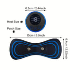 EMS Mini Electric Muscle Massager – Neck & Body Pain Relief, 8 Modes
